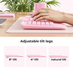 Silent Wireless Keyboard and Mouse Combo