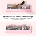 Silent Wireless Keyboard and Mouse Combo