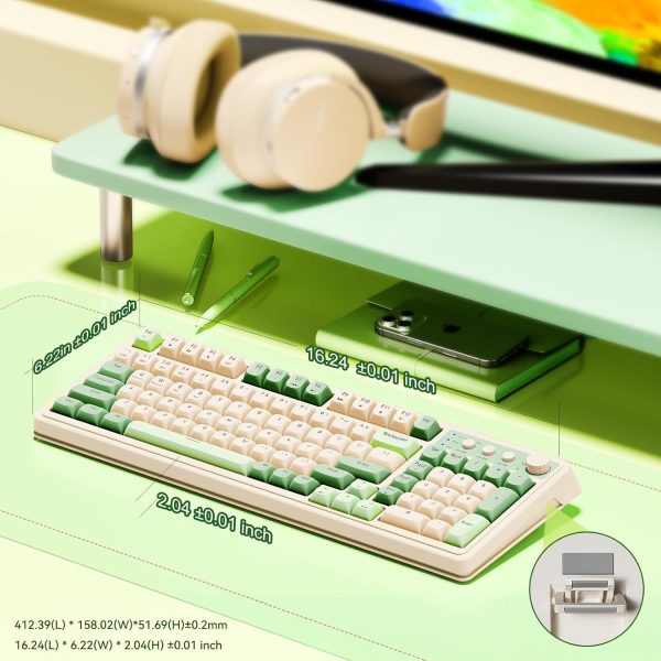 Tri-Mode Retro Gaming Keyboard