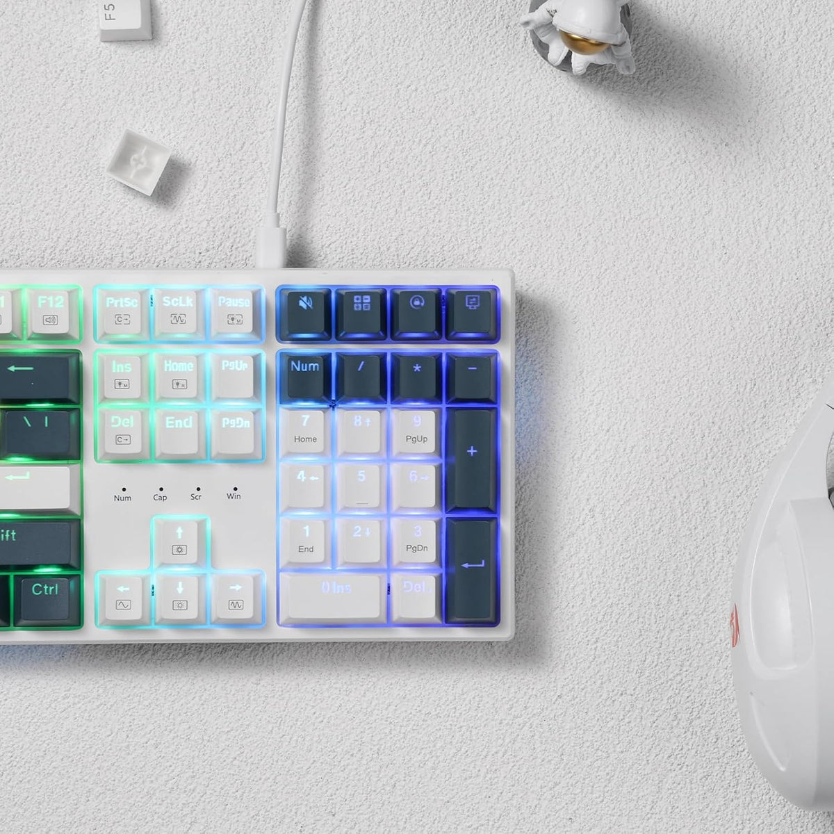 Full Size Hot-Swappable RGB Mechanical Keyboard